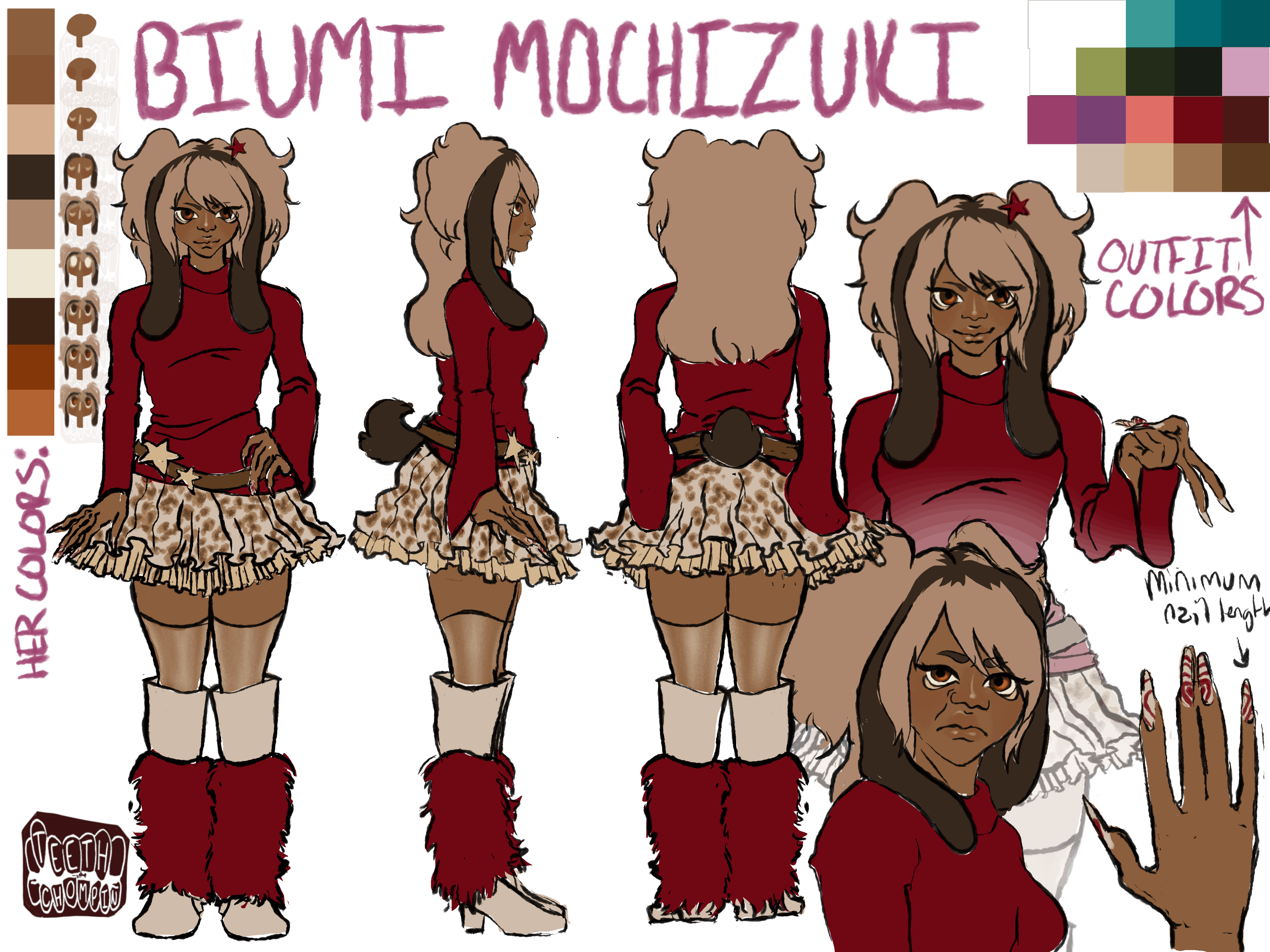 Biumi Mochizuki's character sheet