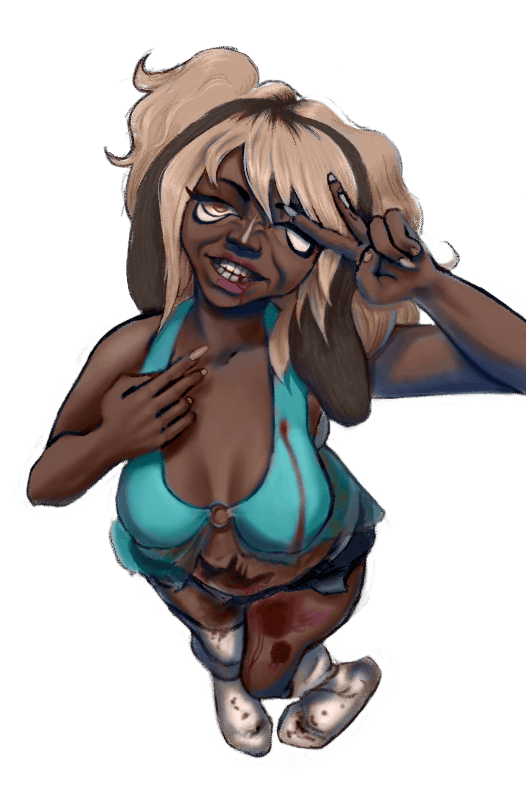 Biumi as a zombie