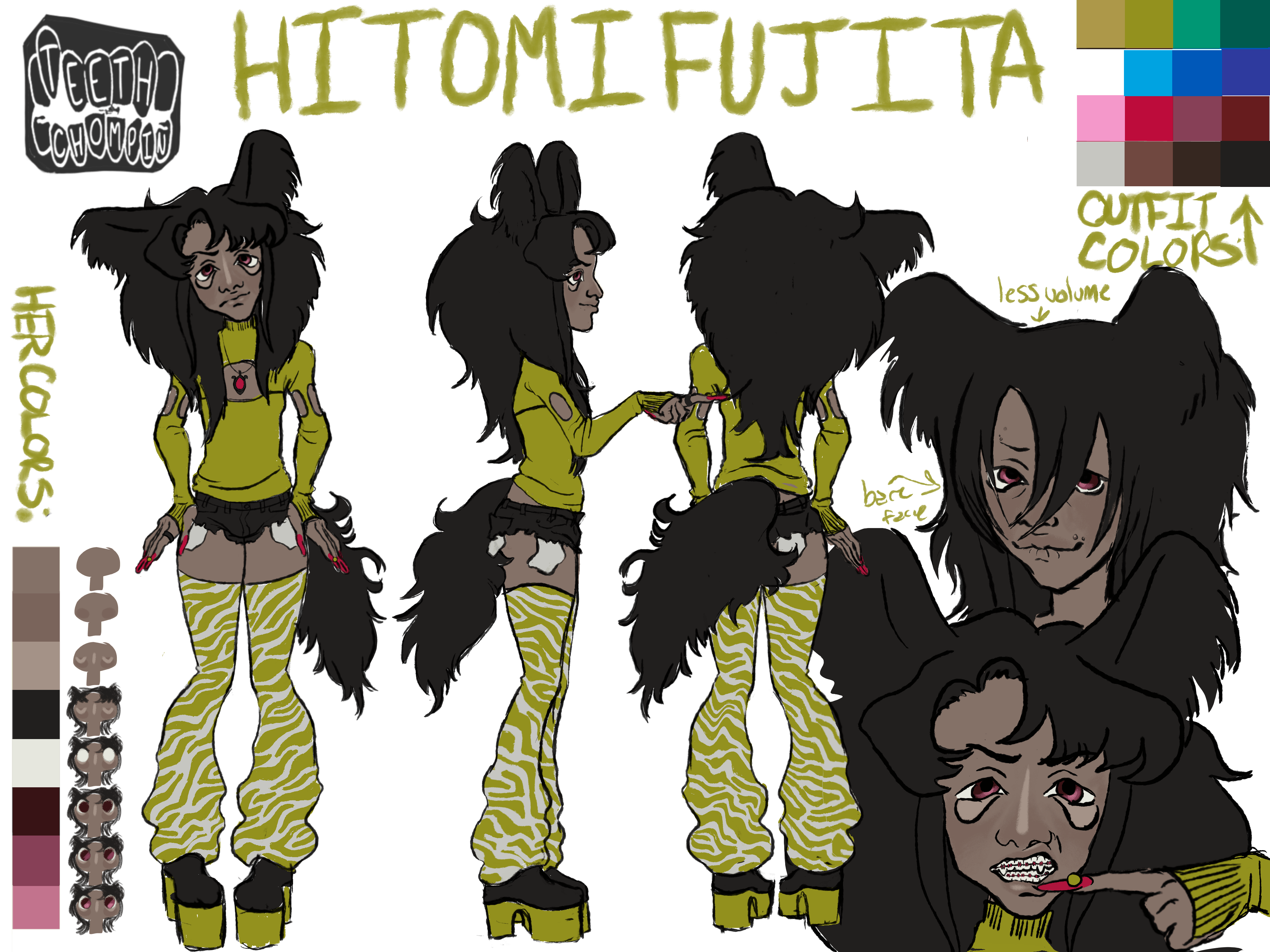 Hitomi Fujita Character Sheet