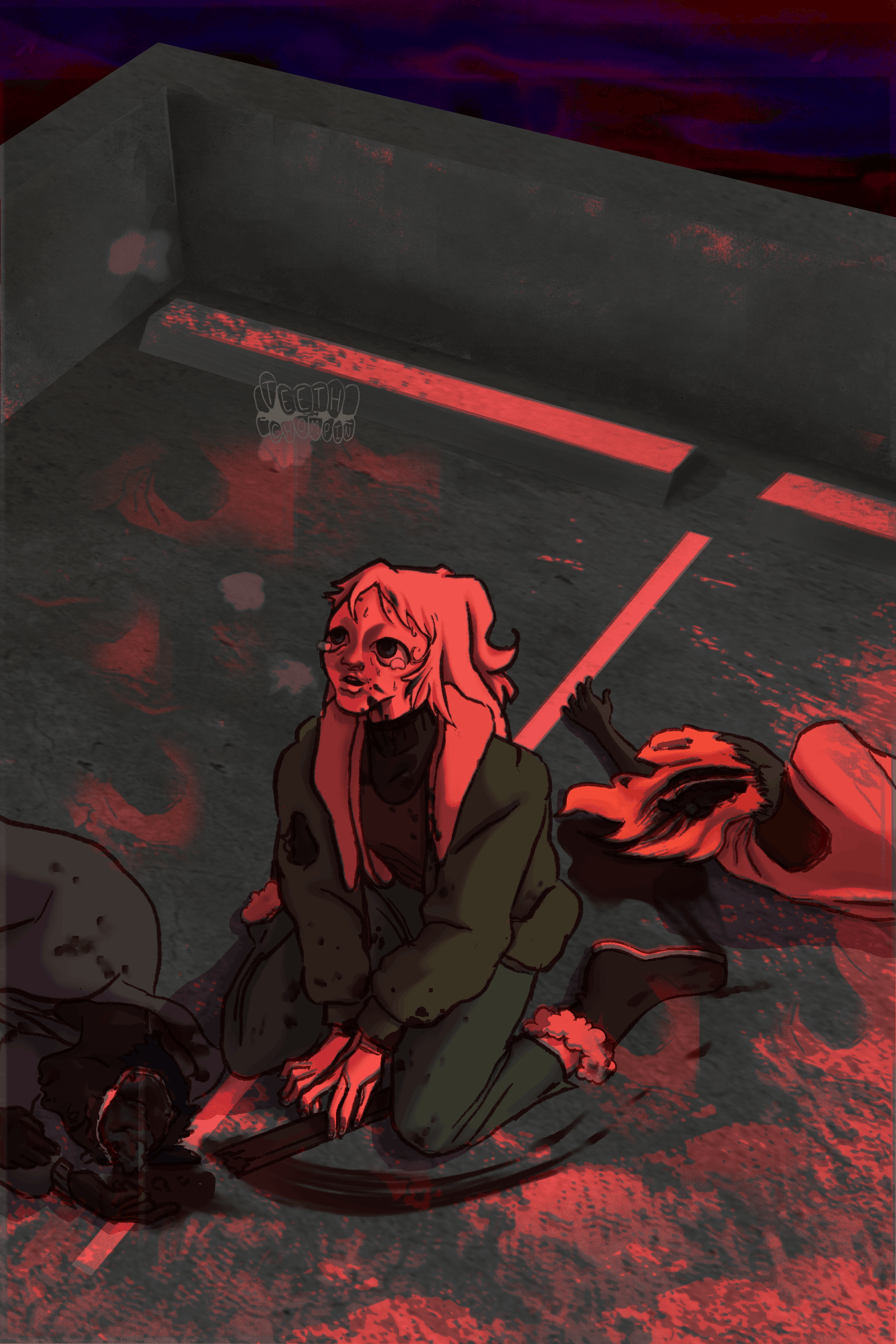 Kaguya survives her fight on the roof
