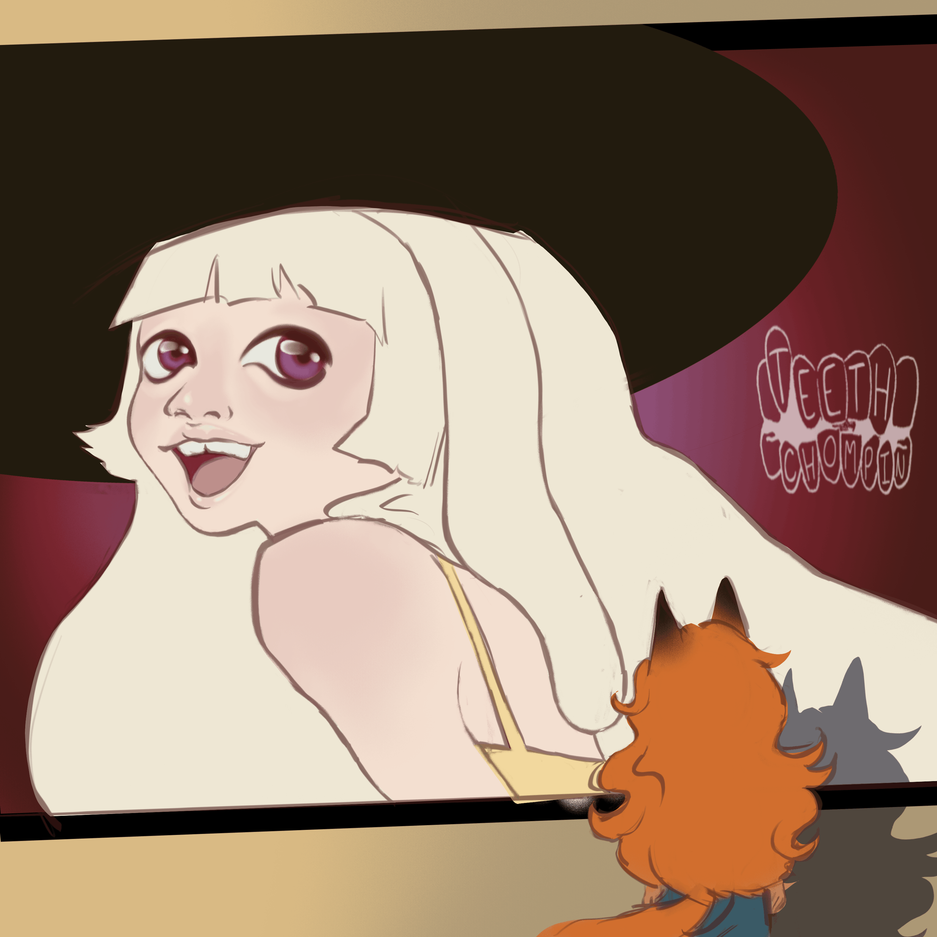 Young Kuzunoha views a advertizement of Kaguya
